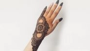 Karwa Chauth 2020 Mehendi Design Images: From Quick Arabic Style to Gorgeous Full-Hand, Easy Mehandi Patterns to Complete your Solah Shringar