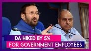 Dearness Allowance (DA) For Government Employees Hiked By 5%, Modi Govt Calls It &lsquo;Diwali Gift&rsquo;