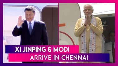 Chinese President Xi Jinping & PM Narendra Modi Arrive In Chennai For 2nd Informal Summit