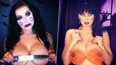 'Halloween Boobs' Is the Spookiest Hot Trend to Celebrate Halloween Day on October 31 (View Pics)