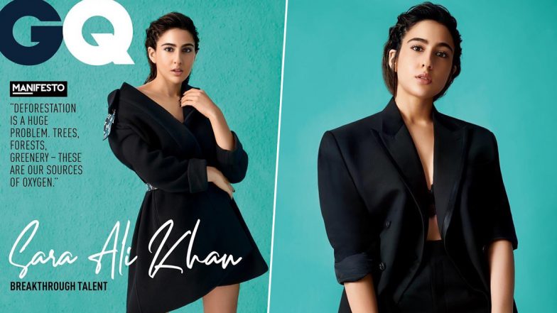 Sara Ali Khan Casts a Black Spell on her Fans through her Stunning Magazine Cover - View Pics