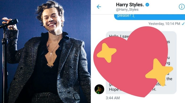 When One Direction Star Harry Styles Dm a Fan at ‘4 Am’