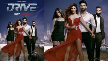 Drive: Sushant Singh Rajput and Jacqueline Fernandez Go Glamorous for the New Poster, Trailer All Set to Release on October 18