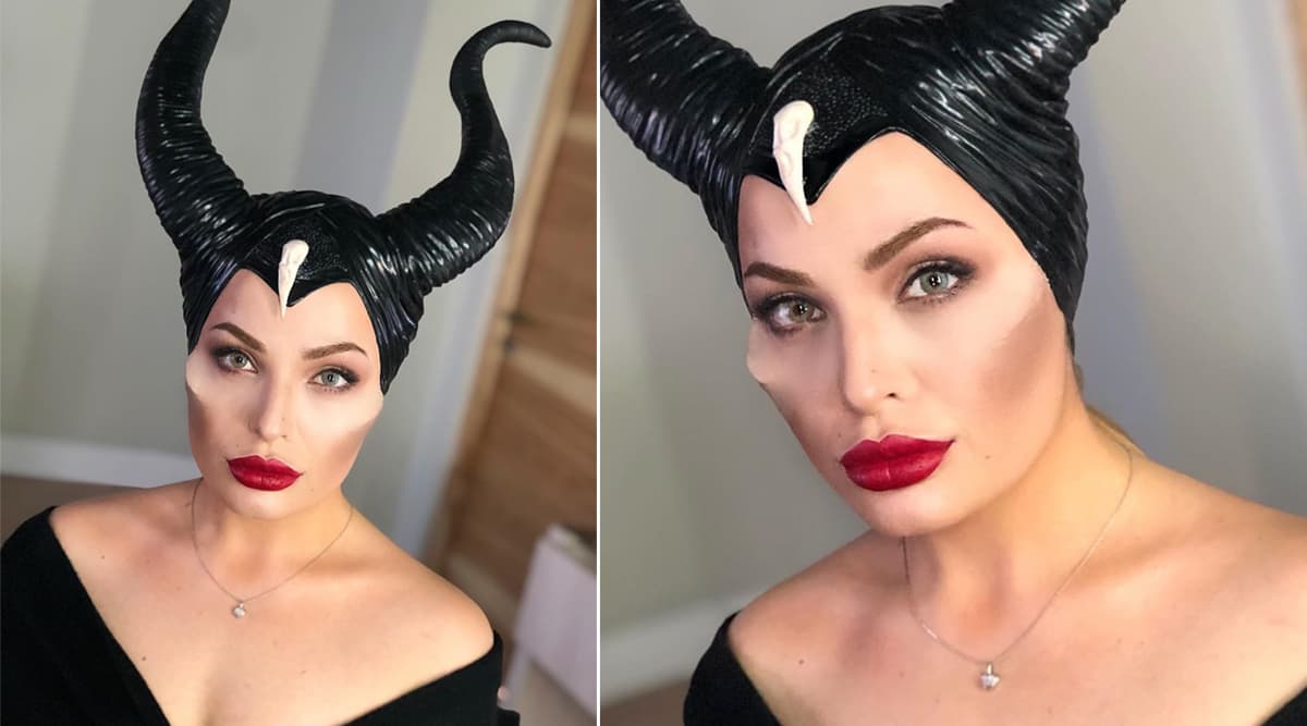 DIY MALEFICENT COSTUME - ANGELINA JOLIE 