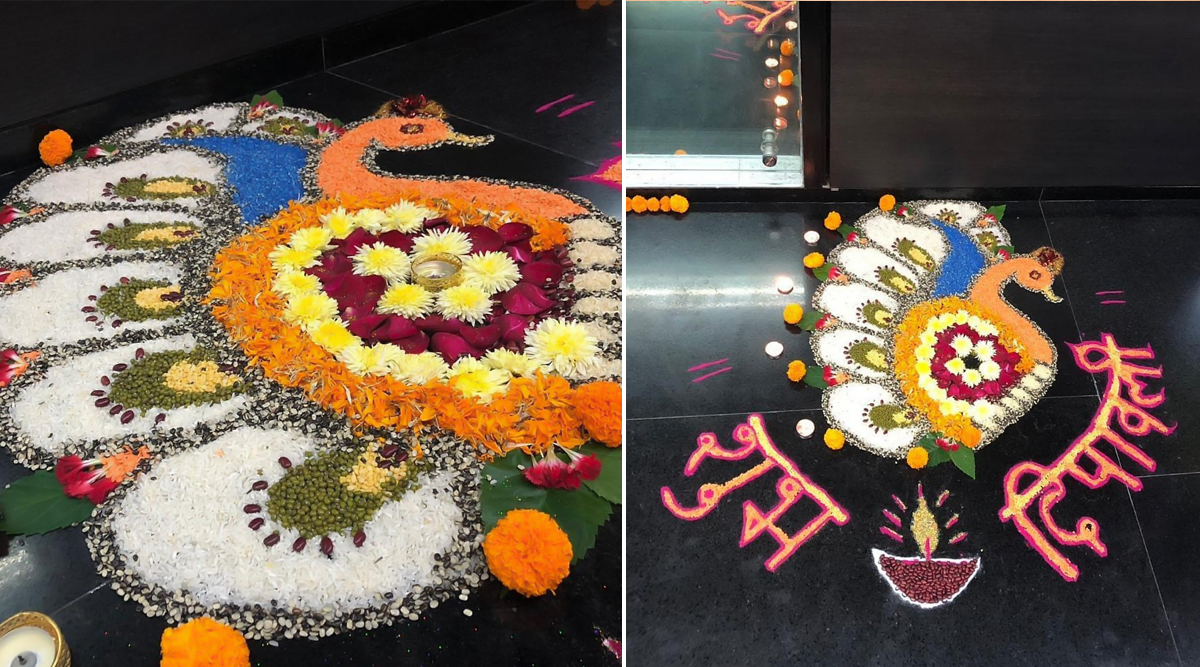 Diwali 2019 Rangoli Designs Using Pulses Grains And Flowers Here S How To Decorate Your House Creatively This Deepavali Latestly,Creative Clipart Flower Design Black And White