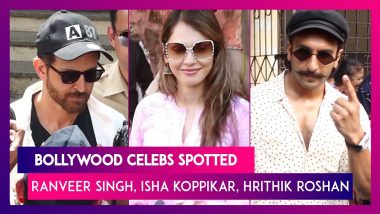 Ranveer Singh, Deepika Padukone, Hrithik Roshan And Other Celebs Spotted In The City