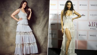 Fashion Face-off: Malaika Arora or Sonakshi Sinha - Who Nailed this White Lacy Aadnevik Gown Better?