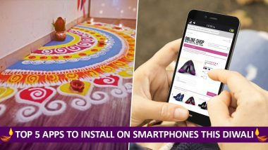 Diwali 2019: From Easy Rangoli to Shopping, Top 5 Apps To Install on Your Android & iOS Smartphones This Festive Season