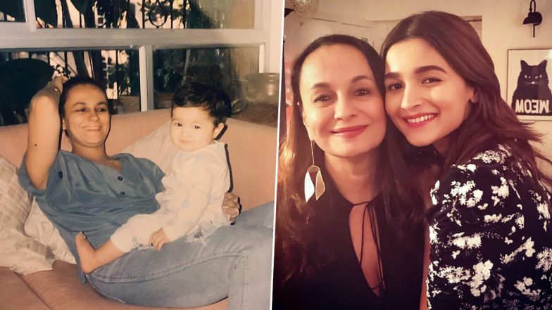 Alia Bhatt Shares an Adorable Throwback Picture with Mom Soni Razdan on Her 63rd Birthday (View Pic)