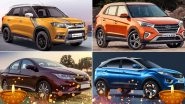 Diwali 2019 Discounts on Cars: Get Up to Rs 1 Lakh on Maruti Vitara Brezza, Hyundai Creta, Honda City & Tata Nexon