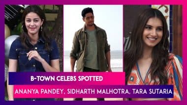 Ananya Pandey, Sidharth Malhotra, Tara Sutaria and Other Celebs Spotted