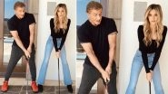 Sylvester Stallone and Daughter Sistene Pose Like Pro Golfers and You Can&rsquo;t Miss This Moment (View Pic)