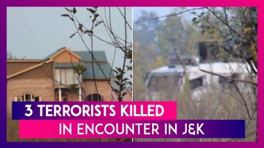 Three Terrorists Killed In Encounter With Security Forces In Jammu & Kashmir