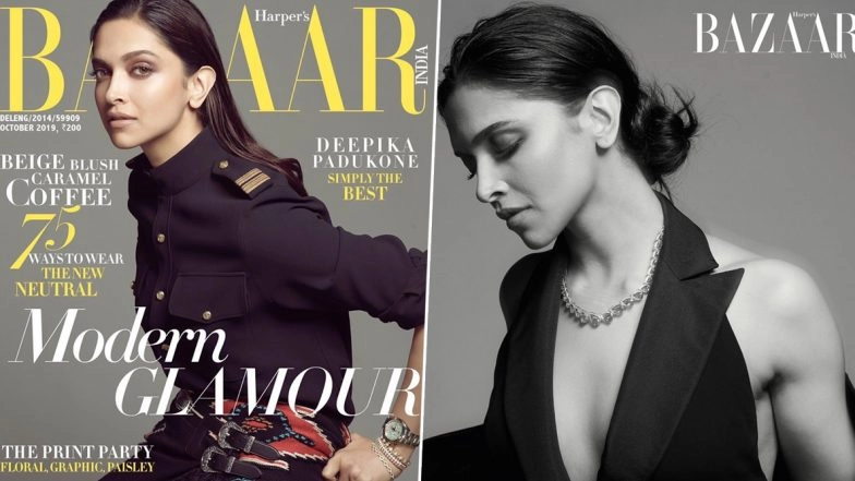 Deepika Padukone's New Photoshoot for Harper's Bazaar India is Equal Parts Sensuous and Charming (View Pics)