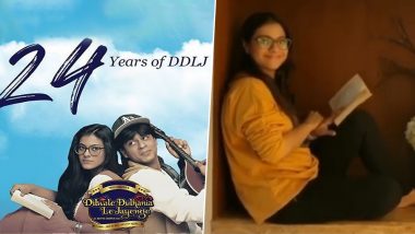 24 Years of DDLJ: Kajol Recreates Her Iconic Simran Look and We Are Loving It (Watch Video)