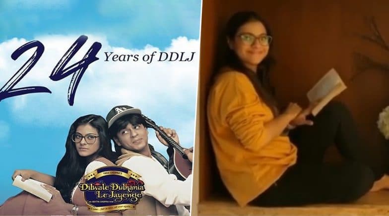 24 Years of DDLJ: Kajol’s Recreates Her Iconic Simran Look and We Are Loving It (Watch Video)