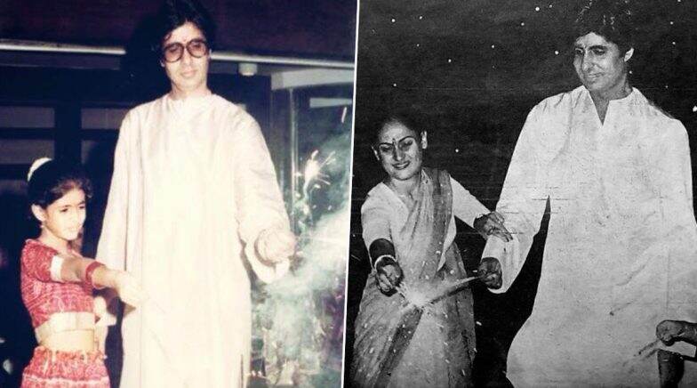 Amitabh Bachchan Shares Memorable Throwback Pics with Wife Jaya and Daughter Shweta