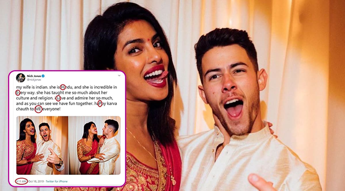 Karwa Chauth 2019: Priyanka Chopra and Nick Jonas’ Picture from Their Celebration Goes Viral and You’ll See Why Karwa Chauth 2019: Priyanka Chopra and Nick Jonas’ Picture from Their Celebration Goes Viral and You’ll See Why