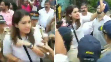 Aarey Tree Cutting: Priyanka Chaturvedi, Shiv Sena Leader, Detained by Mumbai Police Amid Protests; Watch Video