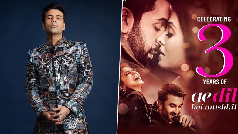 3 Years of Ae Dil Hai Mushkil: Karan Johar Calls This Ranbir Kapoor, Anushka Sharma Film ‘Closest to His Heart’ (View Pic)