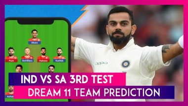 India vs South Africa 3rd Test Dream 11 Team Predictions