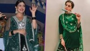 Fashion Face-Off! Priyanka Chopra or Taapsee Pannu, Whose Festive Look in Green Would You Choose for Navratri 2019?