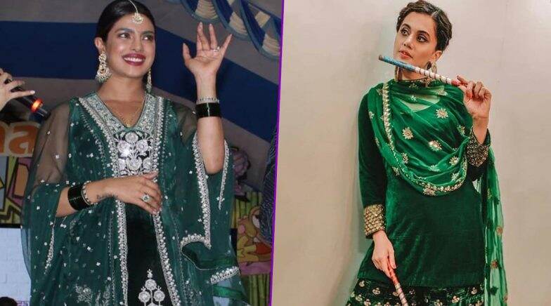 Priyanka Chopra or Taapsee Pannu: Whose Navaratri Look Impressed You More? 