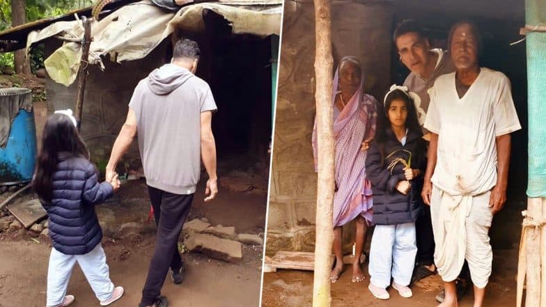 Akshay Kumar Teaching 'Act of Kindness' to Daughter Nitara Receives Equal Appreciation and Criticism from Twitterati - Check out Tweets Akshay Kumar Teaching 'Act of Kindness' to Daughter Nitara Receives Equal Appreciation and Criticism from Twitterati - Check out Tweets