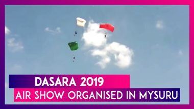 Dasara 2019: Thousands Witness The Air Show Organised In Mysuru, Karnataka