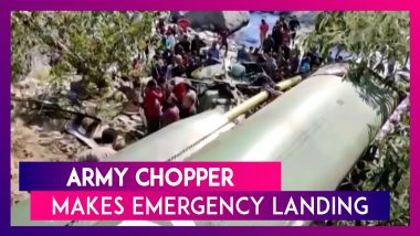 Jammu & Kashmir: Northern Army Chief’s Chopper Makes Emergency Landing, All Seven Onboard Safe