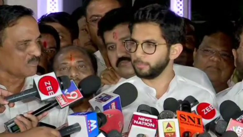 Aaditya Thackeray Meets Maharashtra Governor Amid BJP-Shiv Sena Power Sharing Tussle