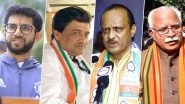 Aaditya Thackeray, Ashok Chavan, Ajit Pawar, Manohar Lal Khattar, Randeep Singh Surjewala Among Leading Candidates in Maharashtra And Haryana Assembly Elections 2019
