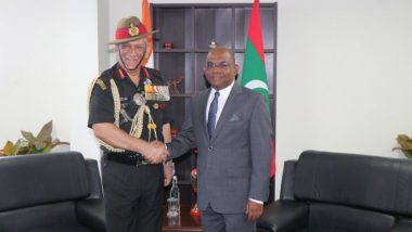 Army Chief Bipin Rawat Meet Maldives Foreign Minister Abdulla Shahid, Highlights Threats in Indian Ocean Region