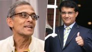 Sourav Ganguly Congratulates Abhijit Banerjee for Winning Nobel Prize in Economics, Says &lsquo;The Achievement Is Big and Terrific&rsquo;