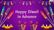 Advance Diwali 2019 Greetings in Hindi: WhatsApp Stickers, GIF Image Messages, SMS, Quotes to Send Happy Deepavali Wishes to Family and Friends