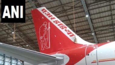 Gandhi Jayanti 2019: Air India Paints Mahatma Gandhi’s Picture on Airbus A320 to Mark His 150th Birth Anniversary