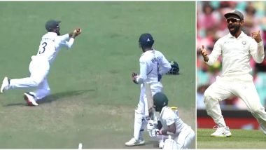 Ajinkya Rahane Takes Stunning Catch at First Slip to Dismiss Temba Bavuma on Day 4 of 2nd India vs South Africa Test Match (Watch Video)