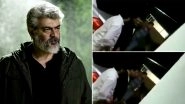 Thala 60: Ajith Kumar&rsquo;s Black Hair Look in His Upcoming Video Gets LEAKED? (Watch Video)