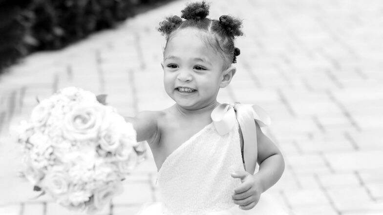 Serena Williams’ Baby Alexis Olympia Ohanian Jr Steals the Show As the Cutest Flower Girl (View Adorable Pics)