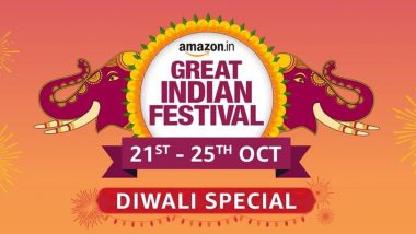 Amazon Great Indian Festival Sale 2019: Diwali Special Sale on Smartphones, TVs, Large Appliances, Electronics & Accessories Starting October 21