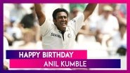 Anil Kumble Birthday Special: Look at 5 Unforgettable Spells by The Indian Great