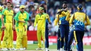 Live Cricket Streaming of Australia vs Sri Lanka 1st T20I 2019 Match on Sony Six: Watch Free Telecast and Live Score of AUS vs SL T20I Series