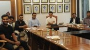 Sourav Ganguly, Virat Kohli and Rohit Sharma Seen Together in Team India Squad&rsquo;s Selection Meet for IND vs BAN 2019 Series, Twitterati Hails New BCCI President
