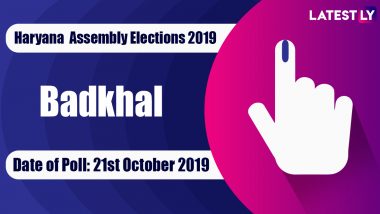 Badkhal Vidhan Sabha Constituency Election Result 2019 in Haryana: Seema Trikha of BJP Wins MLA Seat in Assembly Polls