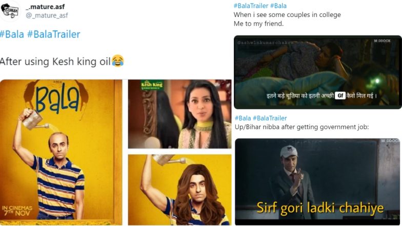 Bala Movie Trailer Funny Memes Are the Best Medicine If You Need a Laugh, Even Ayushmann Khurrana Would Agree!