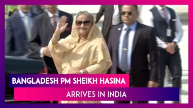 Bangladesh PM Sheikh Hasina Arrives In India; Aims To Intensify Bilateral Relations