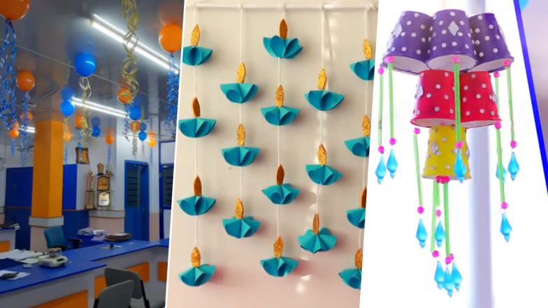 Diwali 2019 Office Bay Decoration Ideas: Simple And Easy Ways to ...