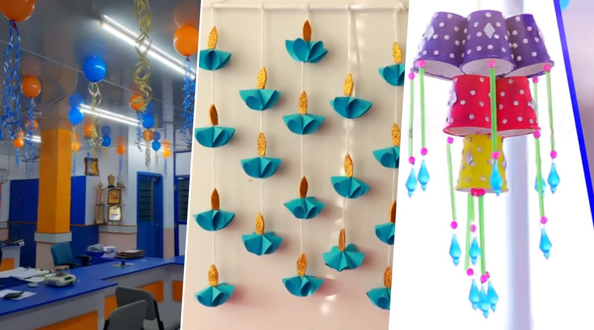 Bay Decoration Themes In Office For Diwali - Home ...