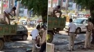 Bengaluru Traffic Police Repair Pothole In The City, Twitterati Hail Cops And Demand Answers From Municipal Corporation (Watch Video)