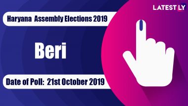 Beri Vidhan Sabha Constituency Election Result 2019 in Haryana: Dr Raghuvir Kadian of Congress Wins MLA Seat in Assembly Polls
